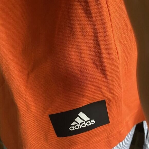 Adidas Womens Plus Size Multi Sports Short Sleeve Shorter Length T-Shirt M new - Picture 14 of 16